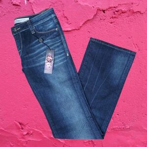 Vintage Ed Hardy by Christin Audigier NWT White Label Bootcut Jeans Size 29